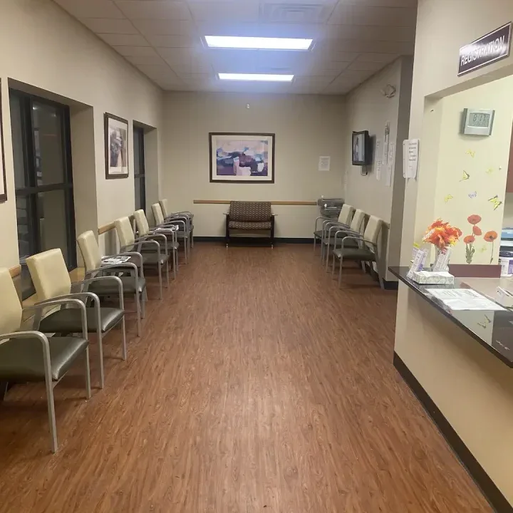 Southgate Urgent Care waiting area and registration desk